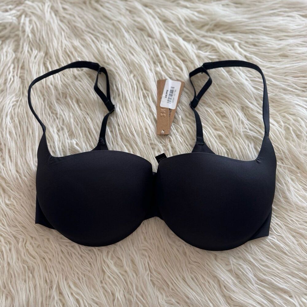 Skims Ultimate Balconette Push Up Bra Onyx Size 32DDD